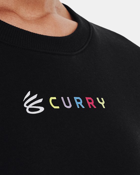 女士Curry Sesame Squad圓領上衣, Black, pdpMainDesktop image number 4